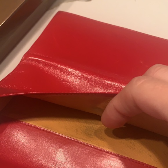 Vintage Gucci Red Wallet Mad Men - Picture 6 of 6